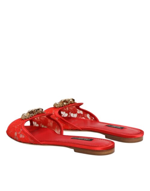 Dolce & Gabbana Red Devotion pitsist lamedad sandaalid