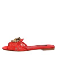 Dolce & Gabbana Red Devotion pitsist lamedad sandaalid