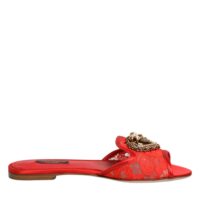 Dolce & Gabbana Red Devotion pitsist lamedad sandaalid