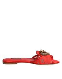 Dolce & Gabbana Red Devotion pitsist lamedad sandaalid