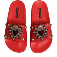 Dolce & Gabbana punased Sacred Heart sandaalid