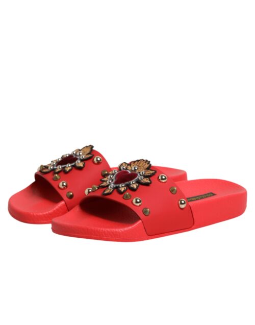 Dolce & Gabbana punased Sacred Heart sandaalid