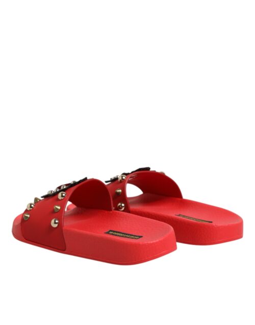 Dolce & Gabbana punased Sacred Heart sandaalid