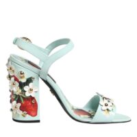 9525683-1.jpeg Dolce & Gabbana mündirohelised lillede ja neetidega kõrged sandaalid