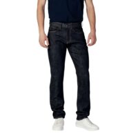 Armani Exchange Blue Polyester Skinny Jeans