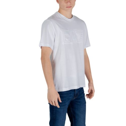 9528774.jpeg EA7 Emporio Armani White Cotton T-Shirt
