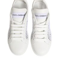 9531238.jpeg Dolce & Gabbana valged madalad tossud võrkpaneelidega