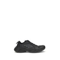 Balenciaga Black Calf Leather Bos Taurus Athletic Sneakers