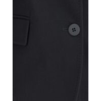 Max Mara Black Fleece Wool Clothing