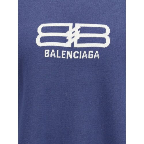 Balenciaga sinine villane sweatshirt