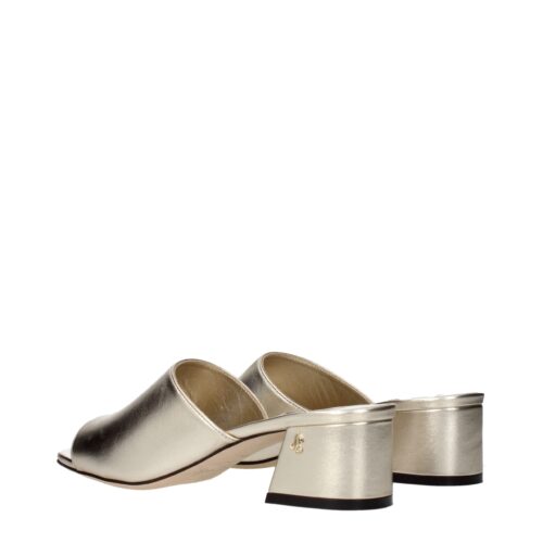 Jimmy Choo Kuldsed platvormsandaalid