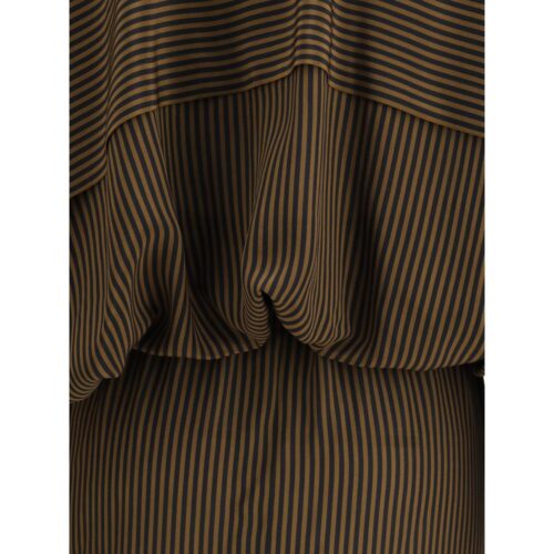 Petar Petrov mitmevärviline siidist vabaaja kleit