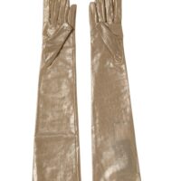 Dolce & Gabbana beežid pikad küünarnukini labakindad nailonist