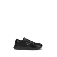 Prada Black Recycled Polyamide Athletic Sneakers