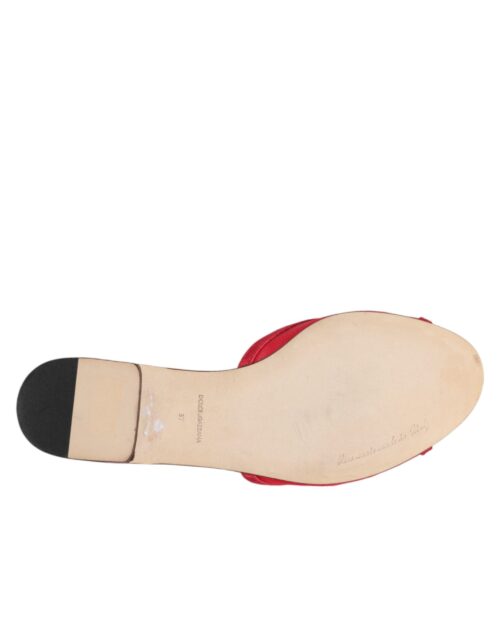 Dolce & Gabbana punased kaunistustega lamedad plätud