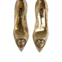 Dolce & Gabbana Gold Taormina Lace DEVOTION kontsakingad