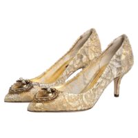 Dolce & Gabbana Gold Taormina Lace DEVOTION kontsakingad