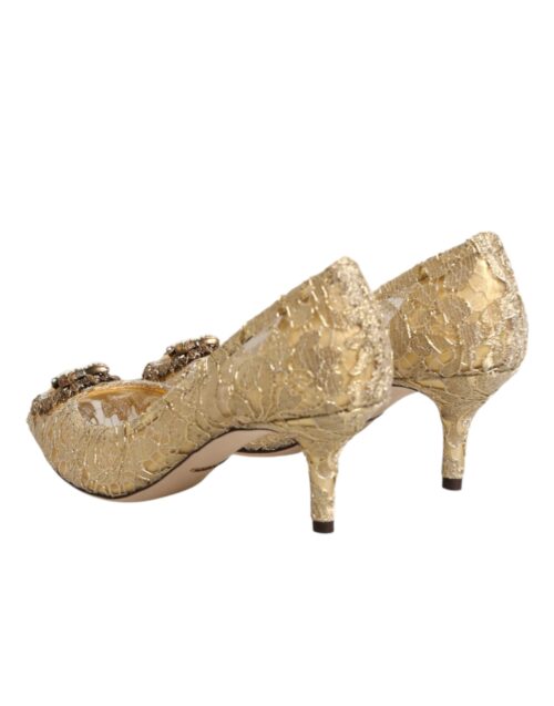 Dolce & Gabbana Gold Taormina Lace DEVOTION kontsakingad