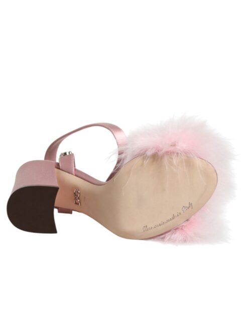 Dolce & Gabbana roosad litrite ja pahkluurihmaga sandaalid