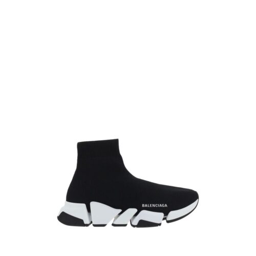 Balenciaga Black Polyester Athletic Sneakers