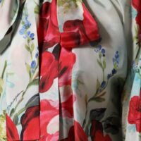 Dolce & Gabbana mitmevärviline lilleline pikkade varrukatega pluus