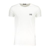 Cavalli Class Bianco Cotton Men T-Shirt