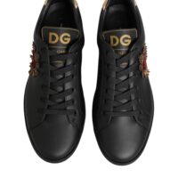 Dolce & Gabbana mustad südamekaunistustega tossud