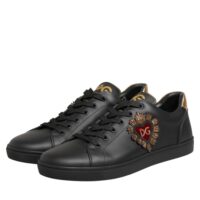 Dolce & Gabbana mustad südamekaunistustega tossud