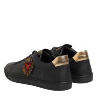 Dolce & Gabbana mustad südamekaunistustega tossud