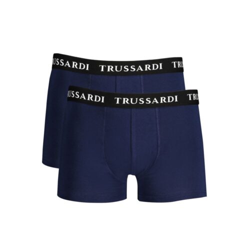 Trussardi Blu Cotton Men's Boxer