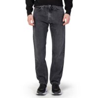 Hugo Boss mustad puuvillased relaxed fit teksad