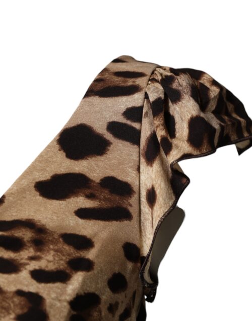 9794416.jpeg Dolce & Gabbana pruun leopardimustriline varrukateta midi pliiatskleit