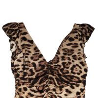 9794417.jpeg Dolce & Gabbana pruun leopardimustriline varrukateta midi pliiatskleit