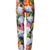 Dolce & Gabbana mitmevärvilised lillelised keskmise vöökõrgusega jogger-püksid
