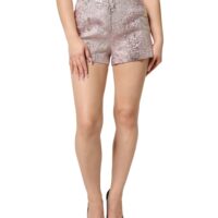 Dolce & Gabbana roosad žakaarsed kõrge vöökohaga lühikesed püksid