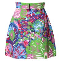 Dolce & Gabbana mitmevärvilised lillelised nööpidega kõrge vöökohaga minipüksid