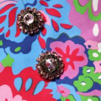 Dolce & Gabbana mitmevärvilised lillelised nööpidega kõrge vöökohaga minipüksid