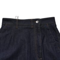 Dolce & Gabbana tumesinine puuvillane A-lõikeline teksapluus seelik