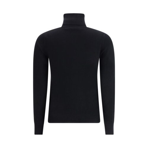 Max Mara Black Wool Turtleneck