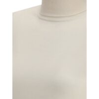 Max Mara valge kõrge kaelusega kampsun