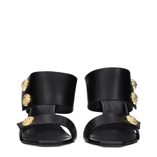Balmain Mustad Stiletto-kontsaga sandaalid