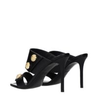 Balmain Mustad Stiletto-kontsaga sandaalid