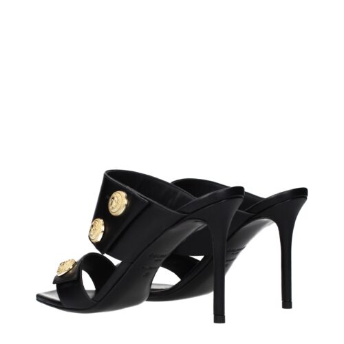 Balmain Mustad Stiletto-kontsaga sandaalid