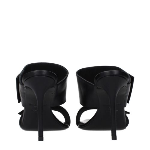 Balmain Mustad Stiletto-kontsaga sandaalid