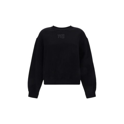 Alexander Wang Black Cotton Sweatshirt