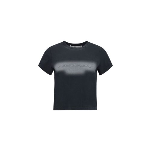 9862790.jpeg Alexander Wang Black Cotton Sportswear