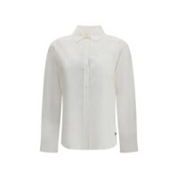 Max Mara White Cotton Dress Shirt