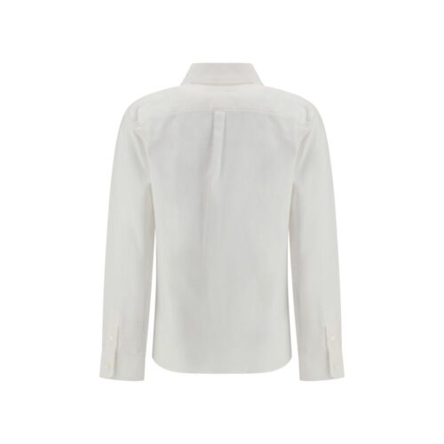 Max Mara White Cotton Dress Shirt