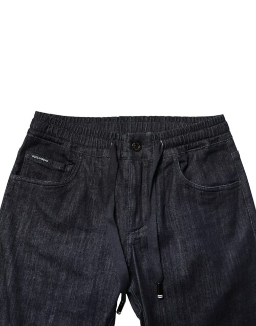 Dolce & Gabbana mustad stretšist skinny teksapüksid meestele