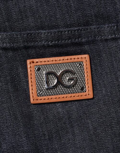 Dolce & Gabbana mustad stretšist skinny teksapüksid meestele